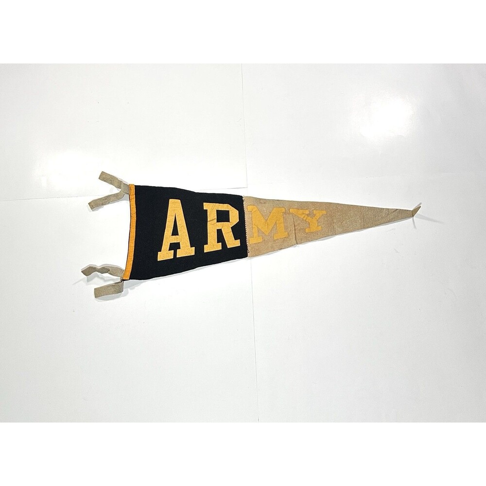 Vintage 1940s 50s West Point Army Felt US Military Academy Pennant 29” RARE